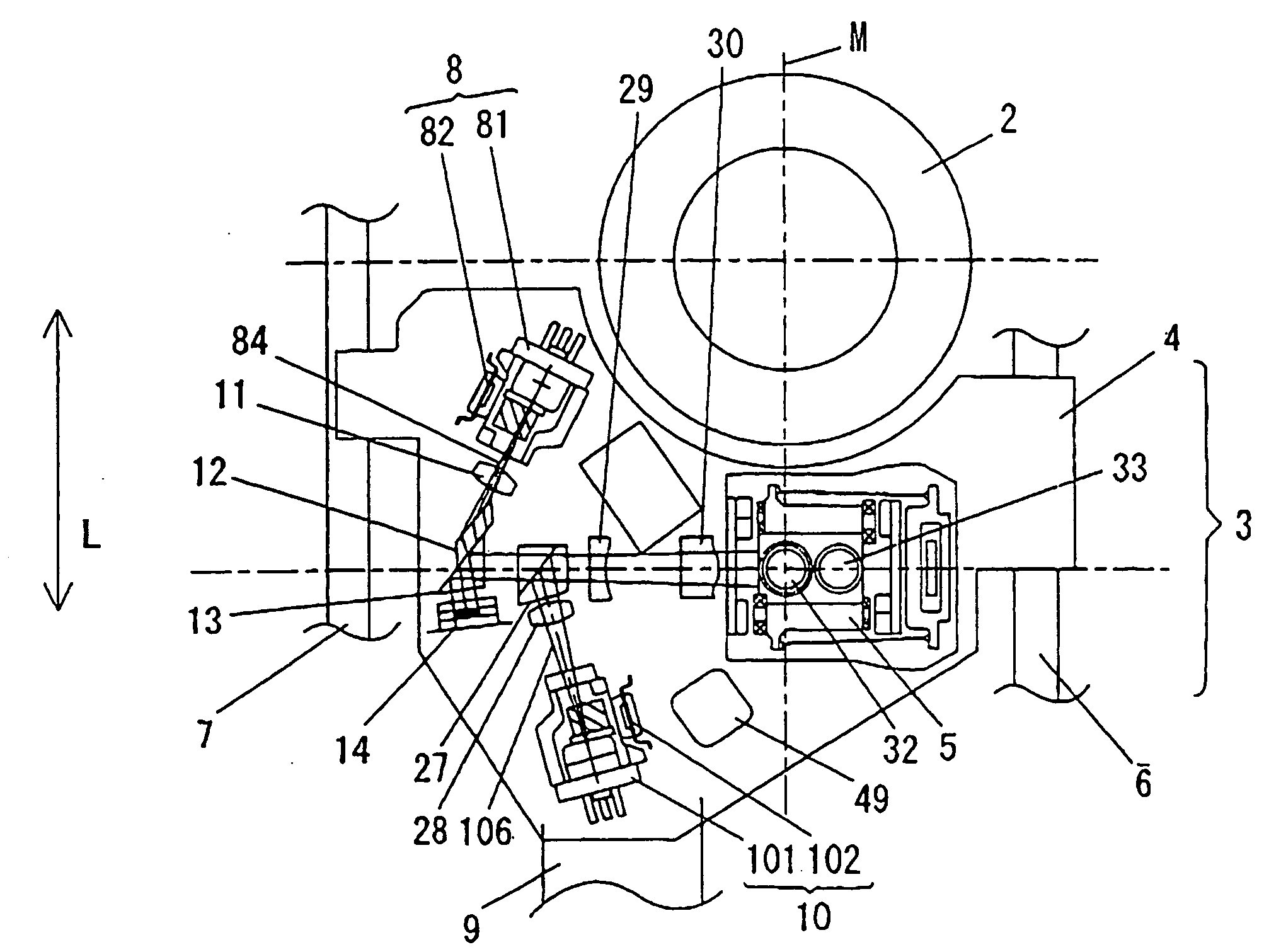 Objective lens, optical pick-up device, and optical disk device