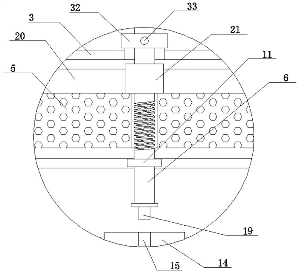 Buried fertilization device for garden seedling cultivation