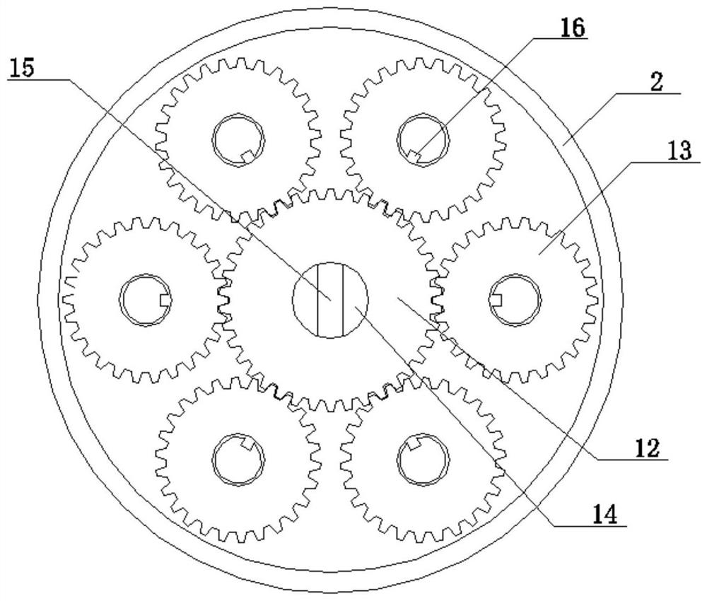 Buried fertilization device for garden seedling cultivation