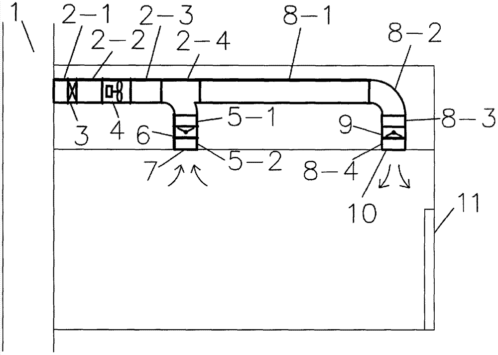 Exhaust and smoke prevention system with conversion of positive pressure and negative pressure applied to toilets of high-rise residential buildings