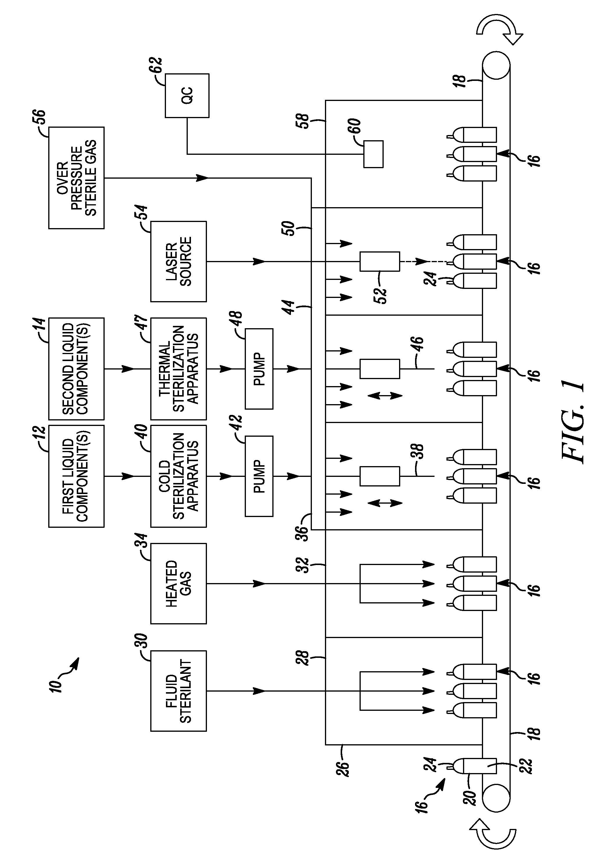 Apparatus for formulating and aseptically filling liquid products