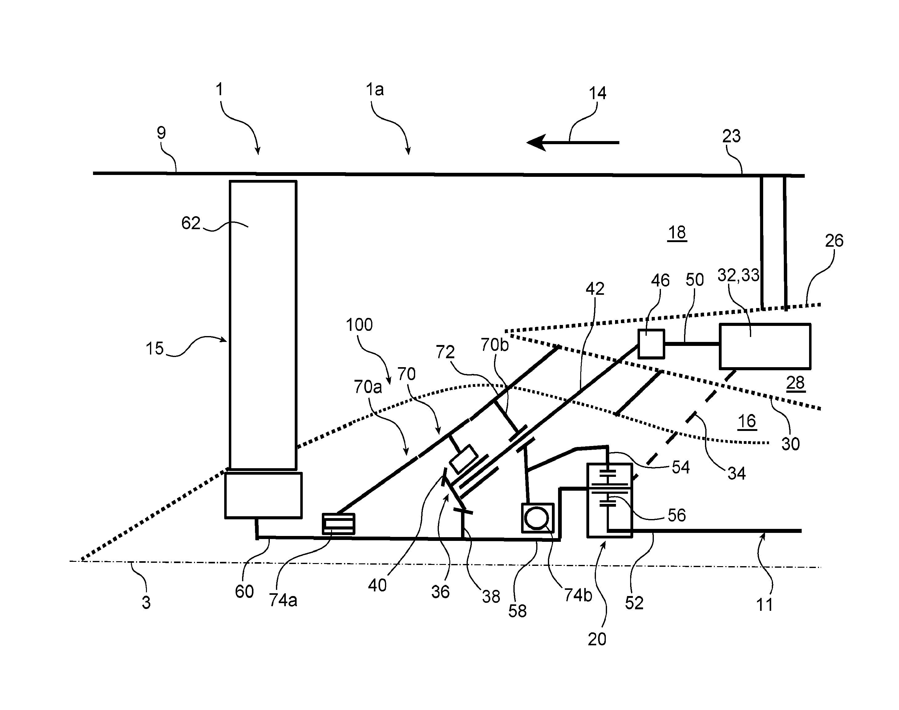 Aircraft turbine engine with improved mechanical power takeoff