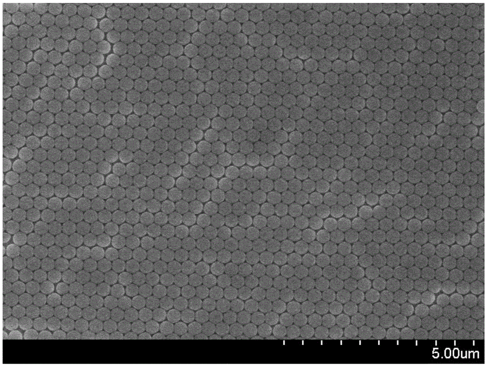 Preparation method of single-layer closely-arranged nano-microsphere arrays