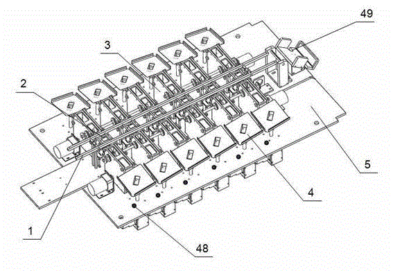 Blanking system for detecting and sorting silicon chip or cell