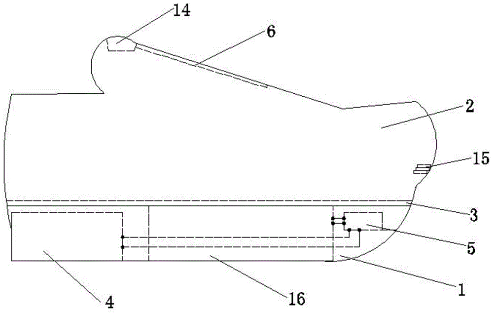 A kind of multifunctional shoe based on gravity power generation