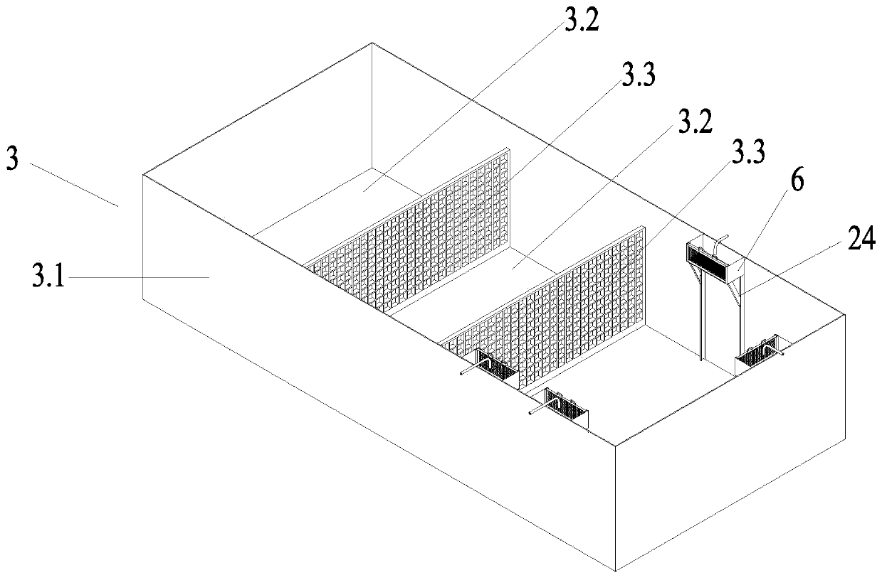 Water circulation treatment system capable of being used by multiple rain chambers