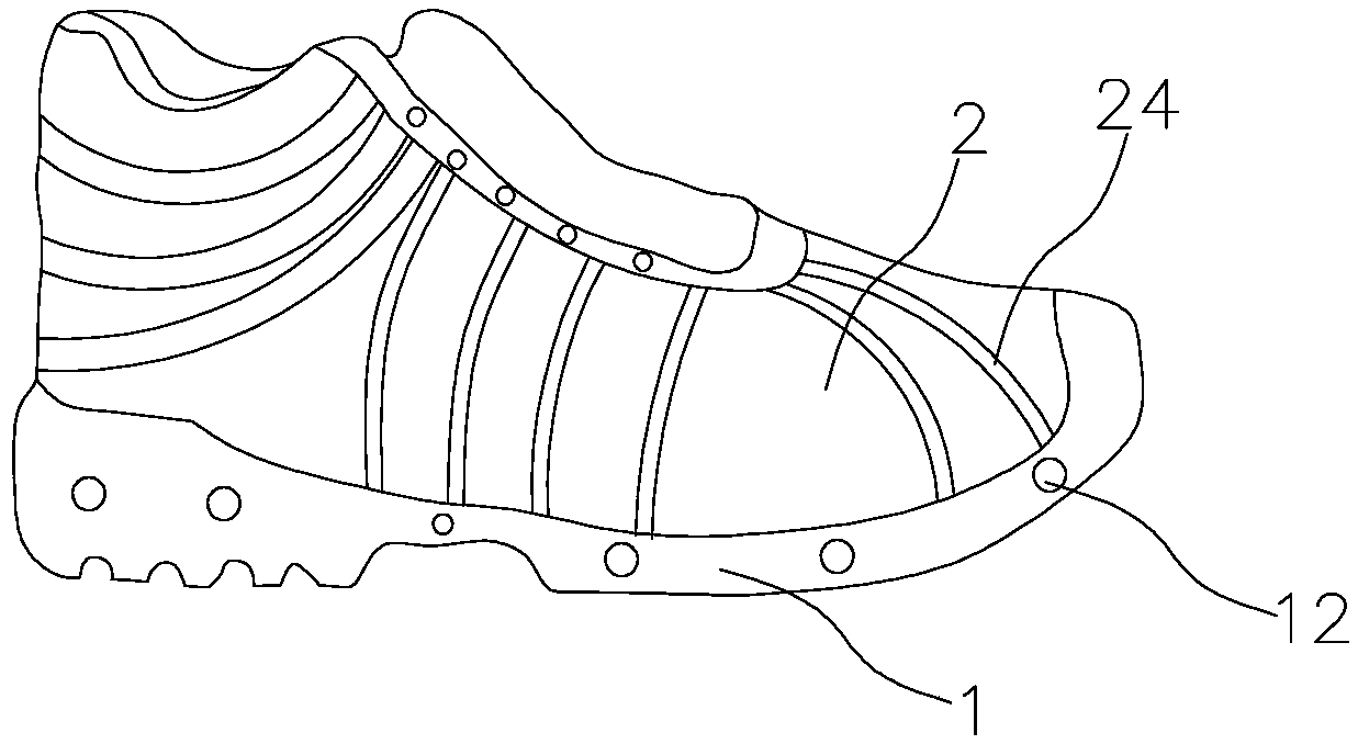 Breathable sports shoe for children