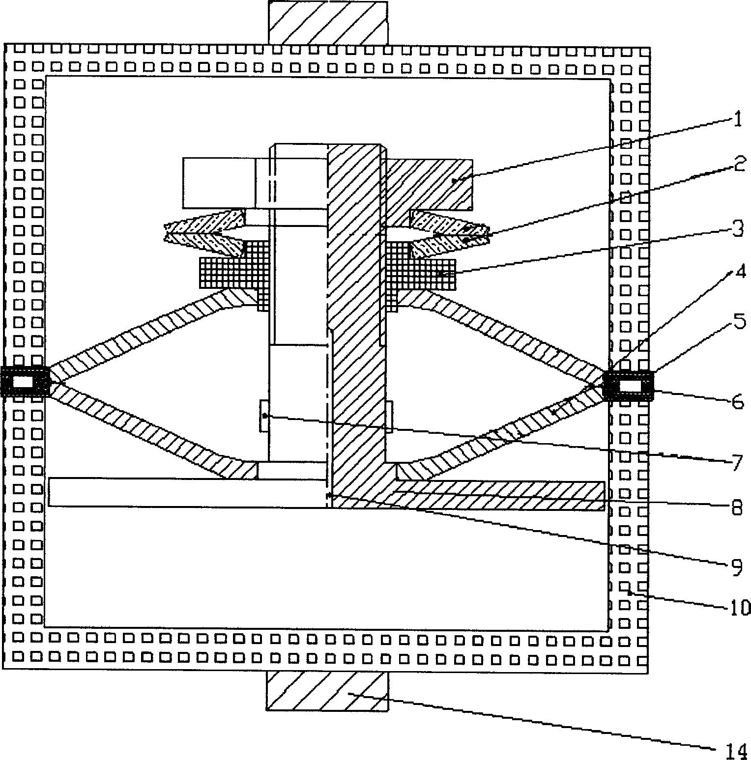 Ultrasonic non destructive detection equipment and method for internal coating stress induced defect