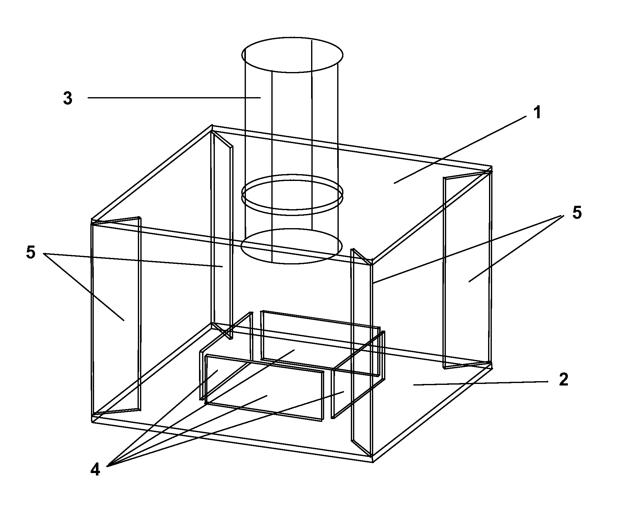 Device for turbulence reduction