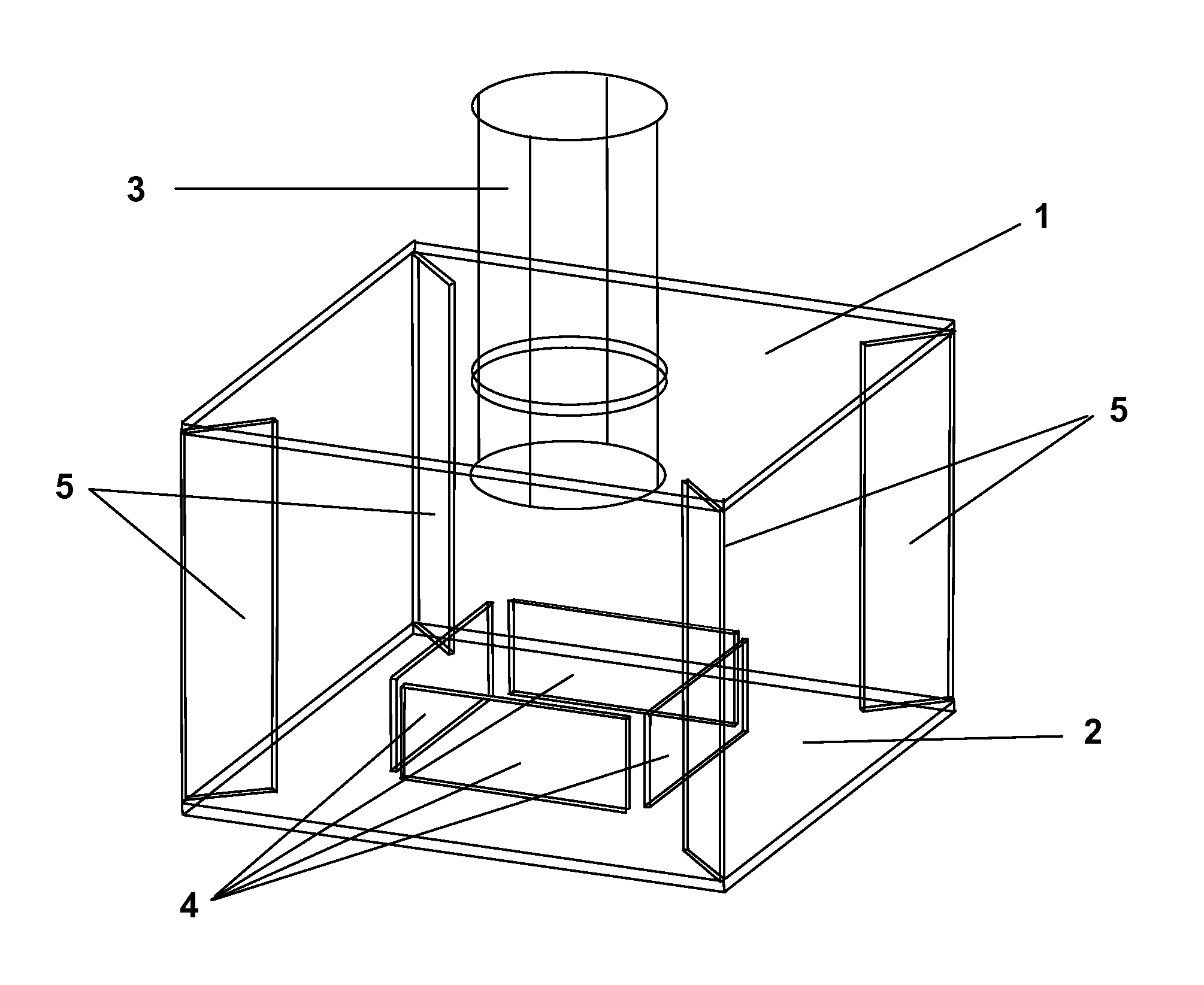 Device for turbulence reduction