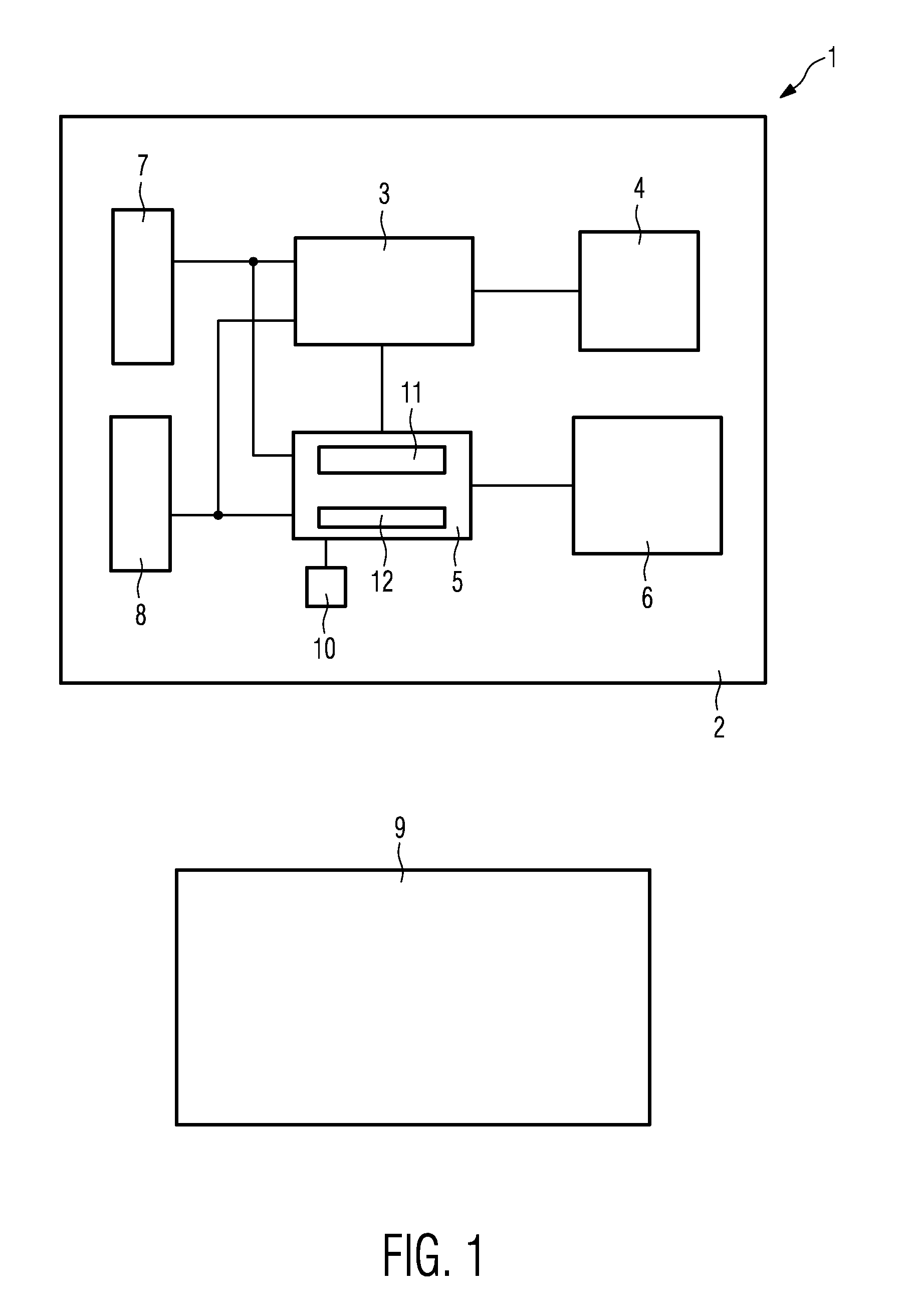 Chip card comprising a display