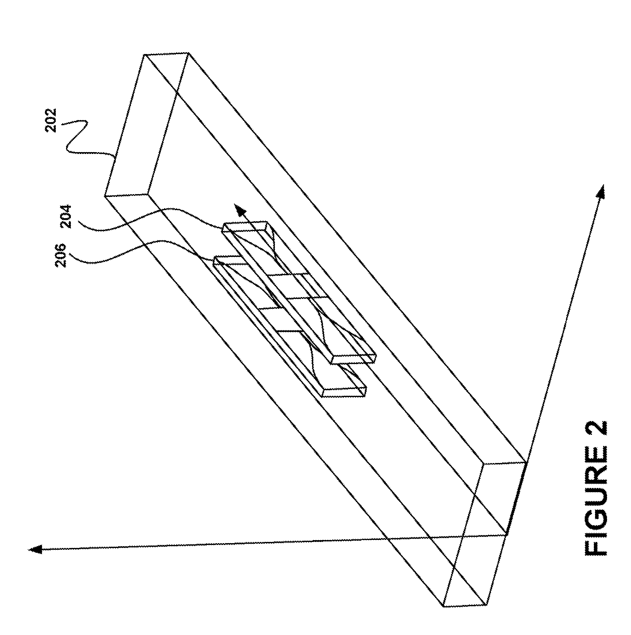 Waveguide apparatus with integrated amplifier and associated transitions