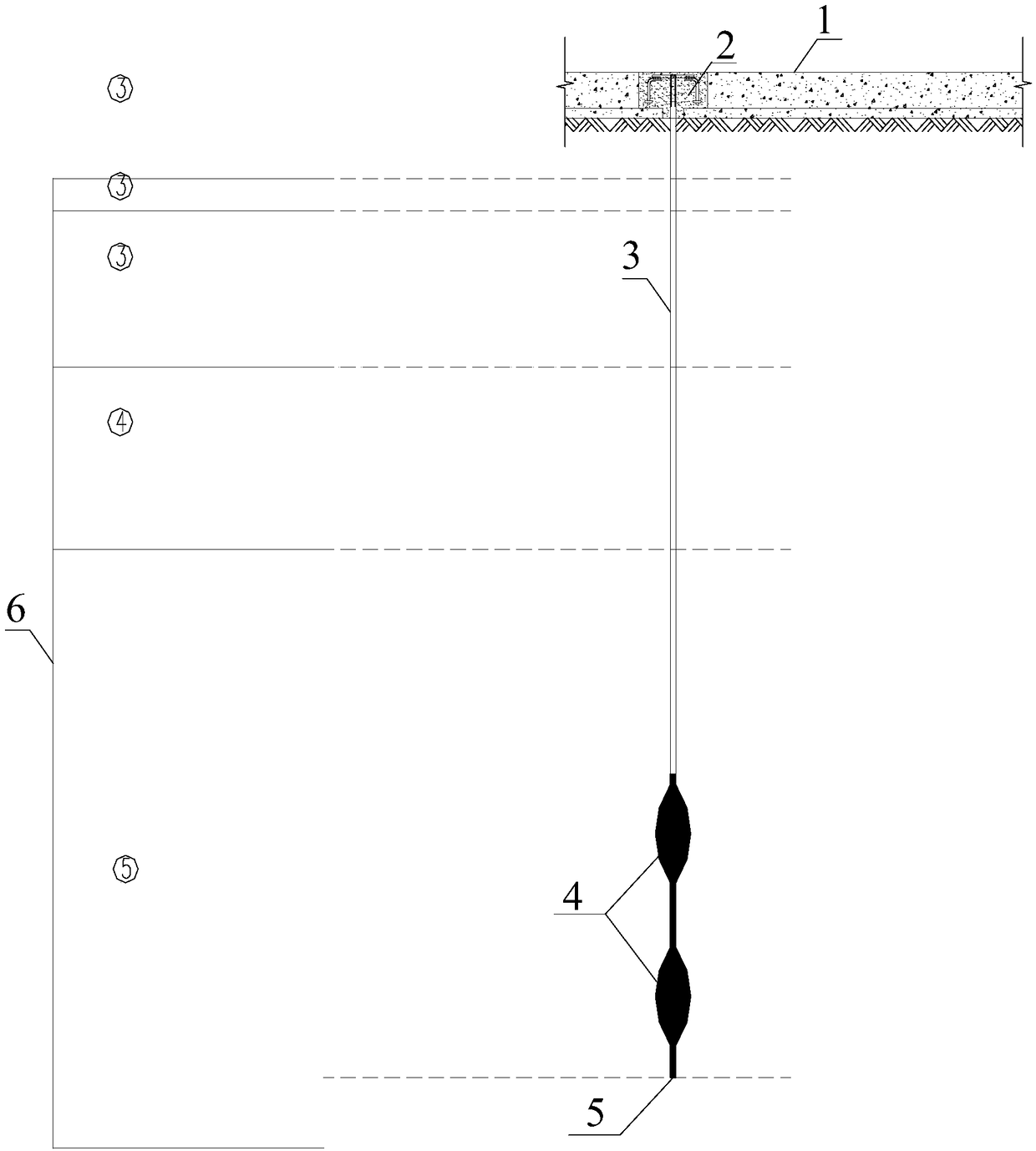 Grouted steel pipe pile foundation strengthening system and construction method thereof