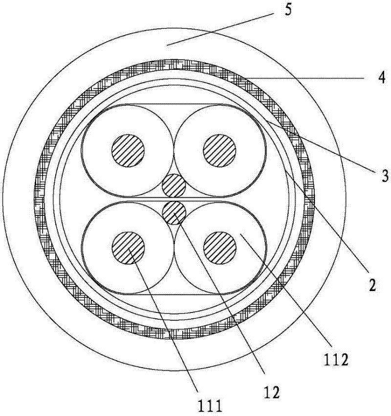 Double-pair biaxial parallel high-speed transmission cable and manufacturing method thereof