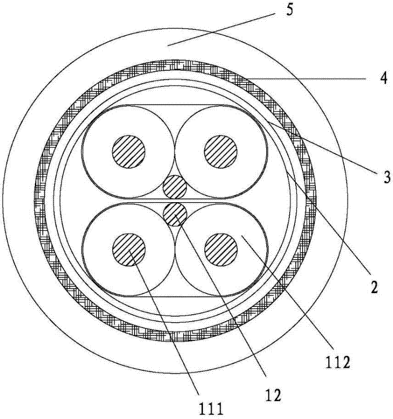 Double-pair biaxial parallel high-speed transmission cable and manufacturing method thereof