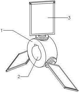 The air purifier fan filtering wind wheel