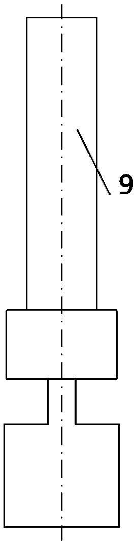 Transmission shaft front section straightening mechanism adopting circlip groove to position