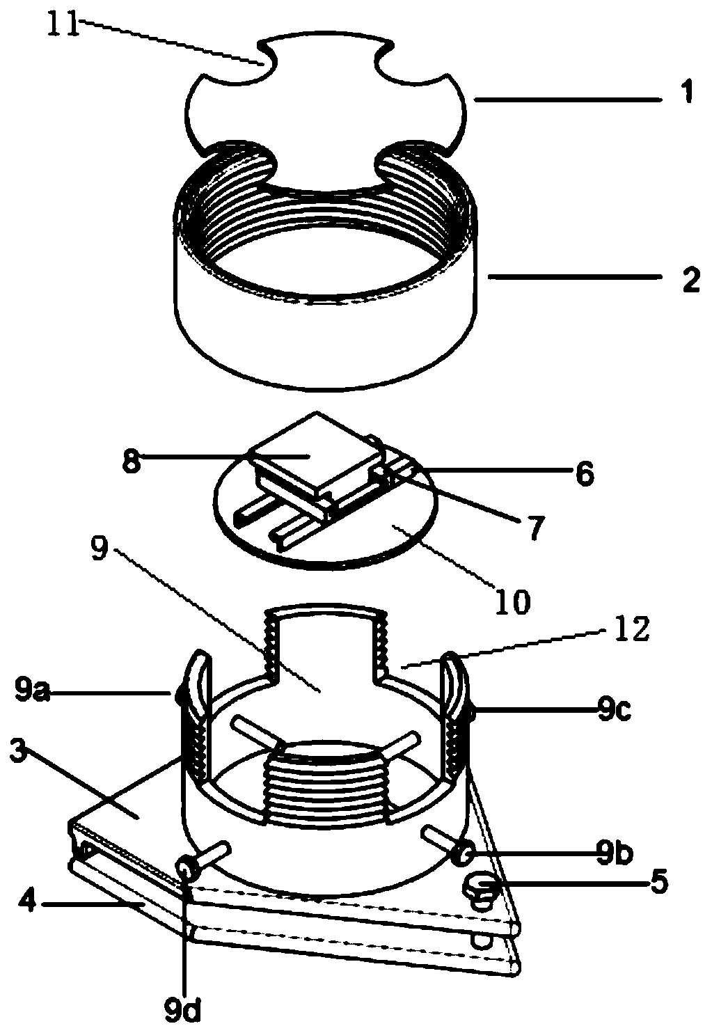 Noise reduction device for magnetomotive optical coherence tomography