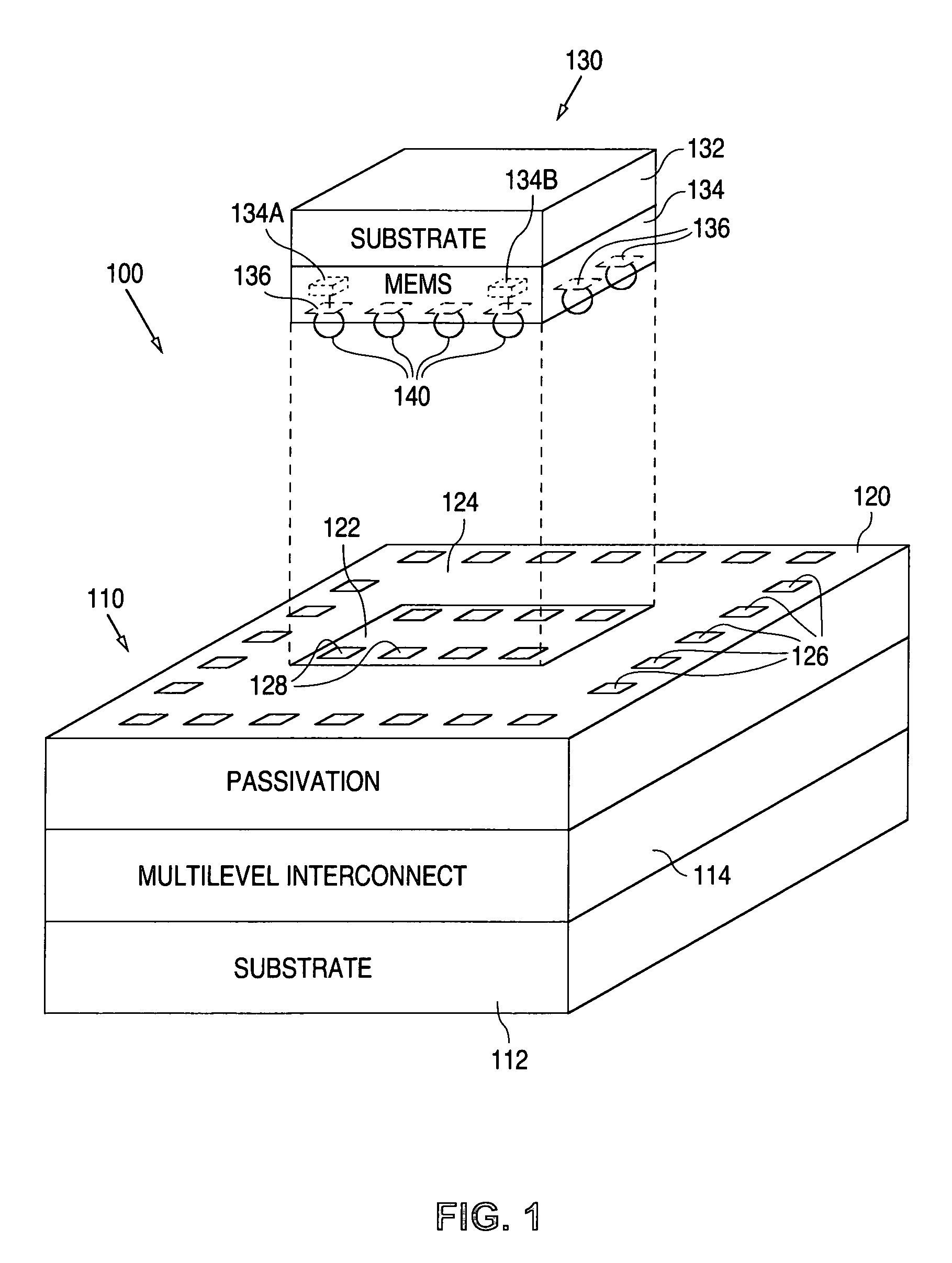 Method of forming the integrated circuit having a die with high Q inductors and capacitors attached to a die with a circuit as a flip chip