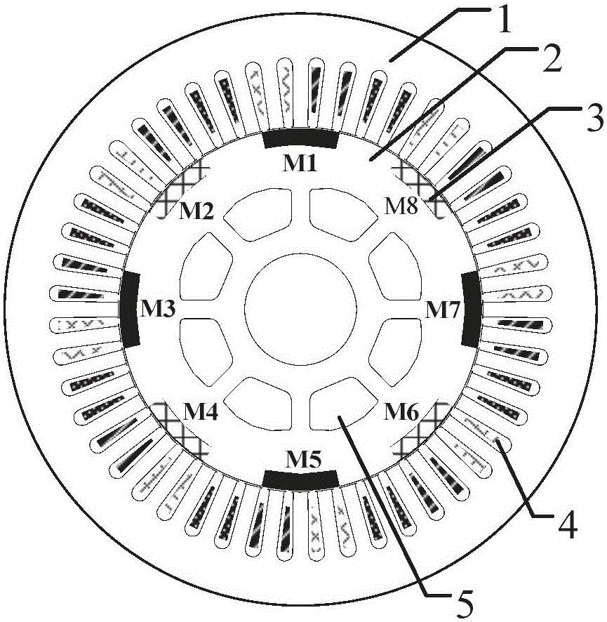 Method for lowering torque pulsation of permanent magnet synchronous motor