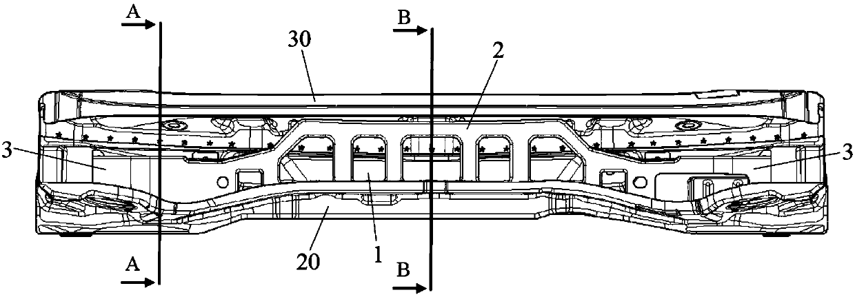 Ventilation hood reinforcing plate, ventilation hood assembly and vehicle