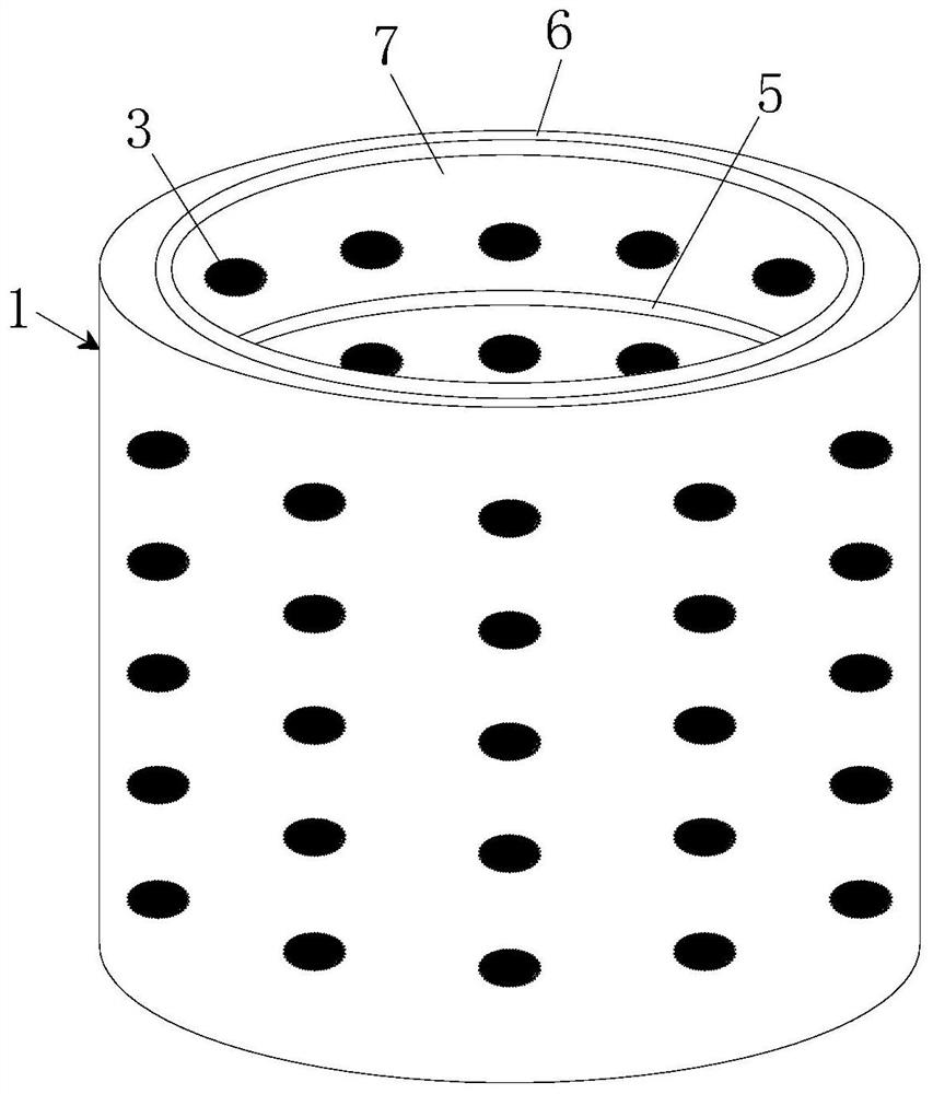 hyb-650 copper base embedded solid lubricating bearing and its manufacturing process