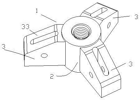 A feeding bush fixing device for an extruder