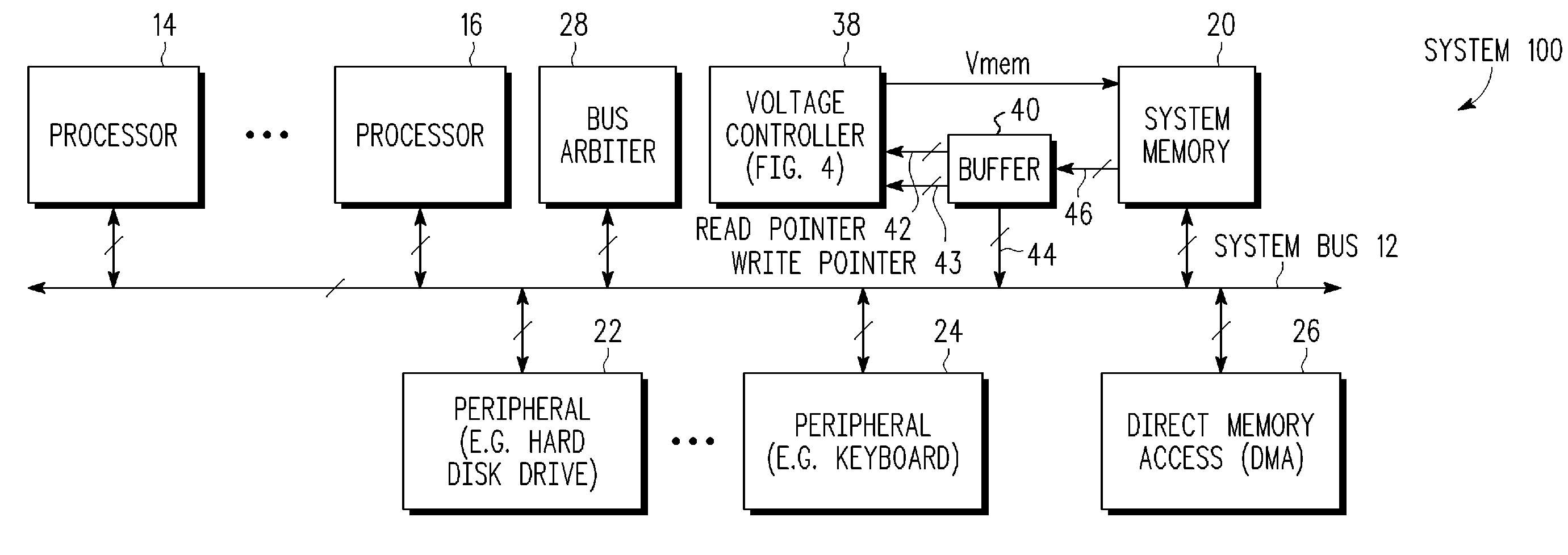 System having a memory voltage controller and method therefor