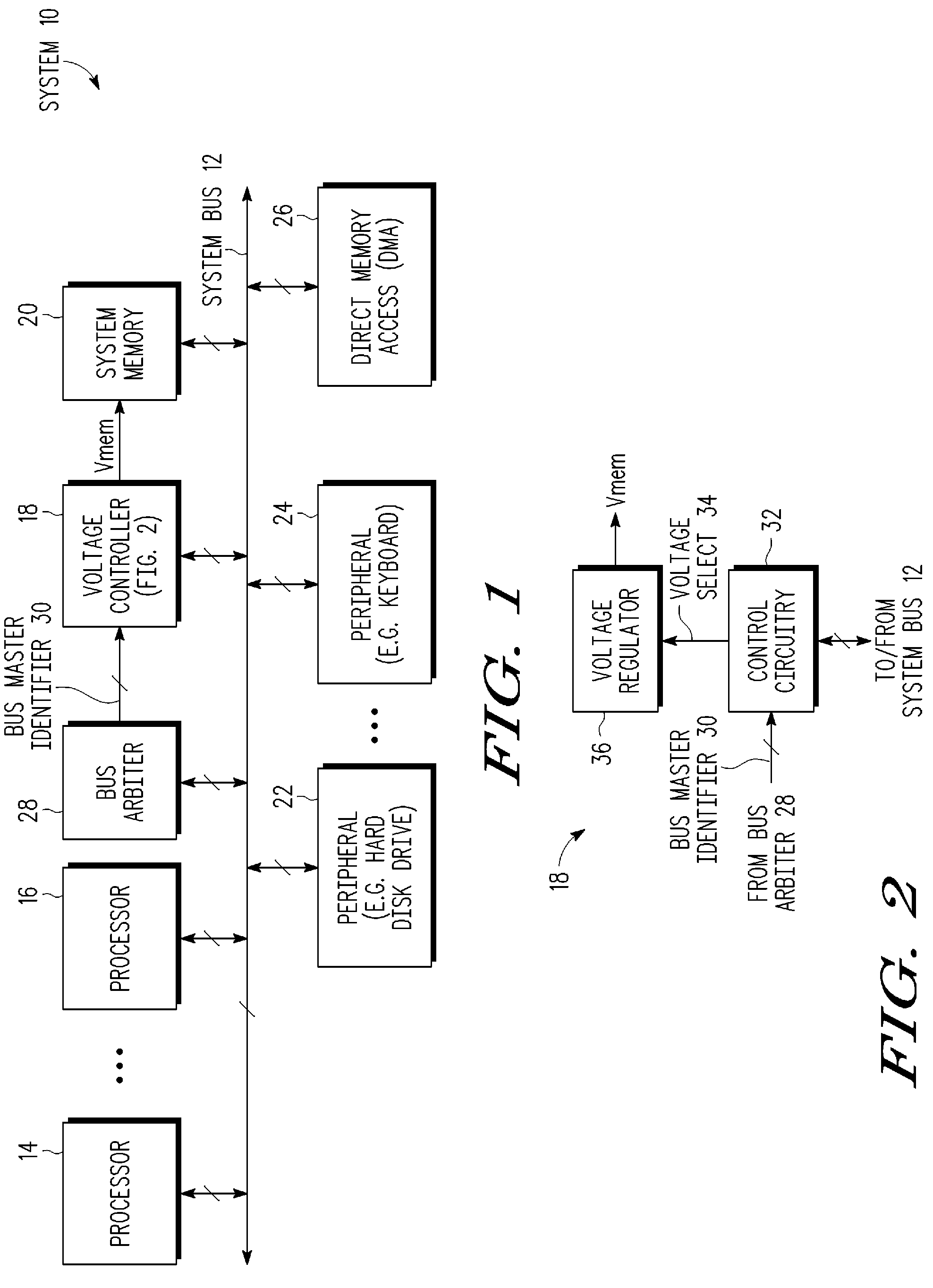 System having a memory voltage controller and method therefor