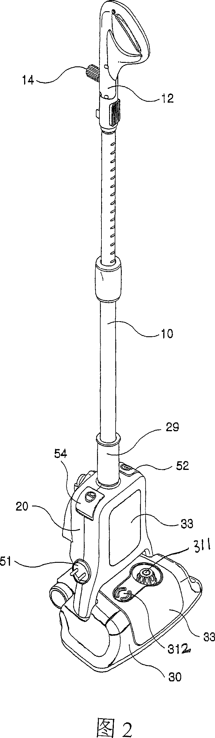 Steam sweeper possessing spiral device