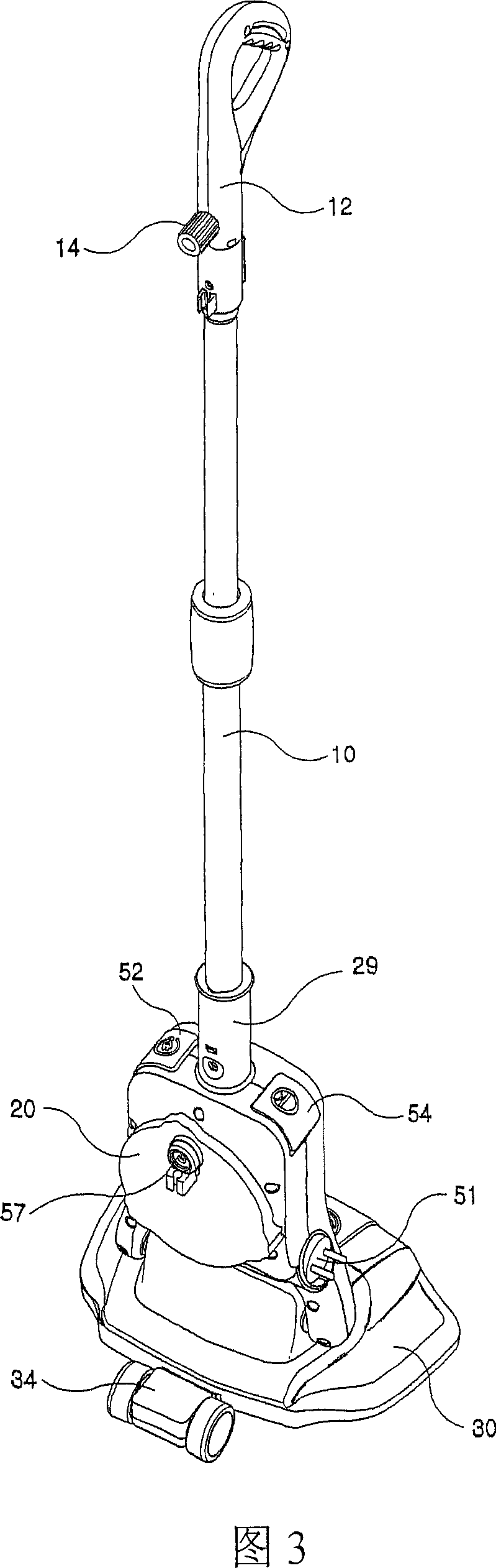 Steam sweeper possessing spiral device