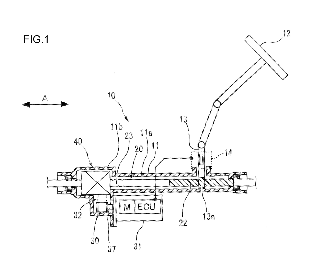 Ball screw device, method of manufacturing ball screw device, and steering system