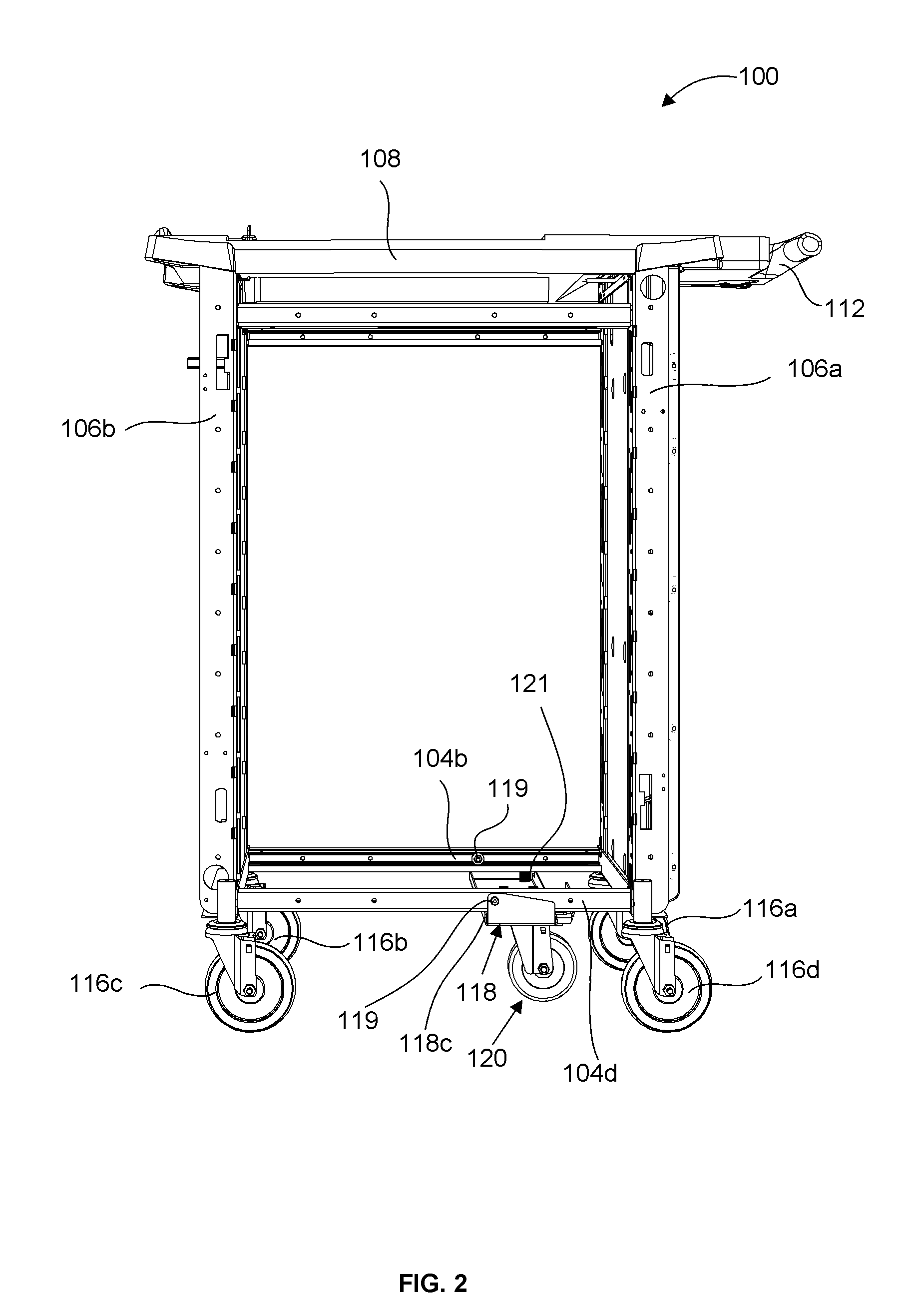 Medical emergency crash cart