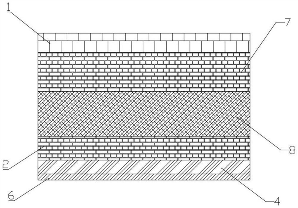 Ceiling with sound insulation and noise reduction functions