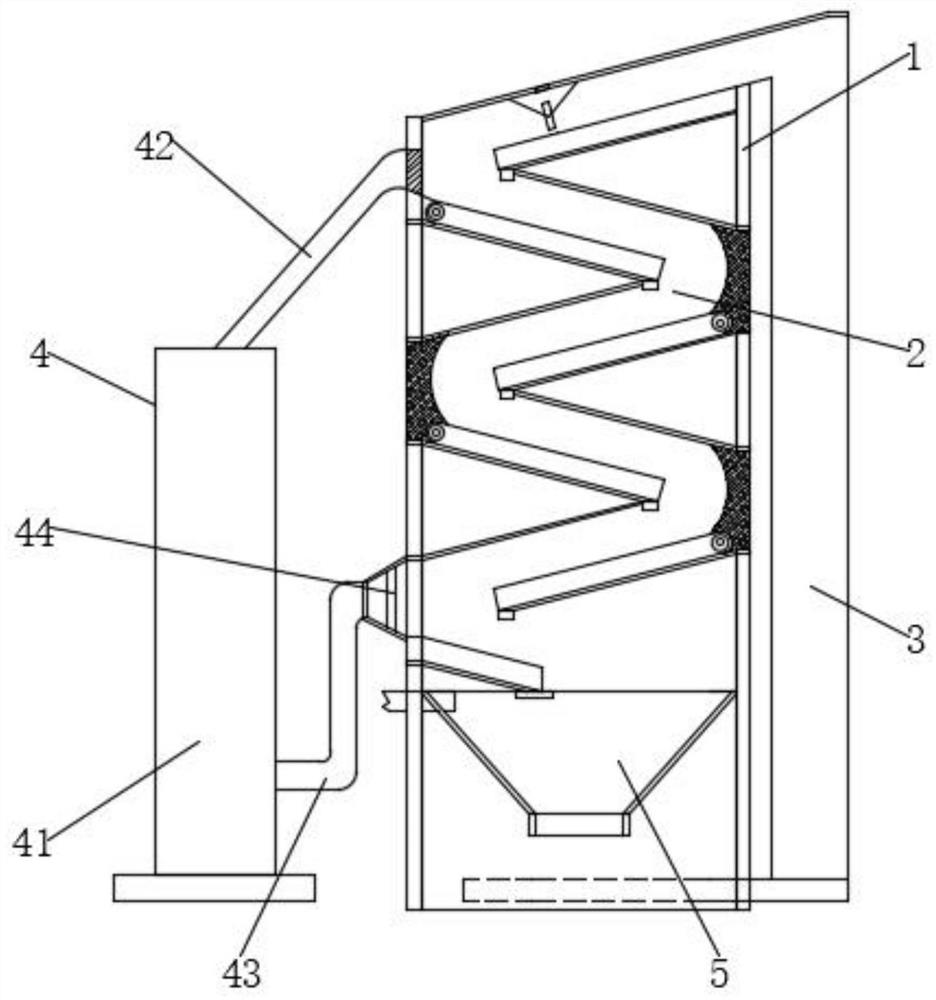 Grain drying equipment with high drying efficiency