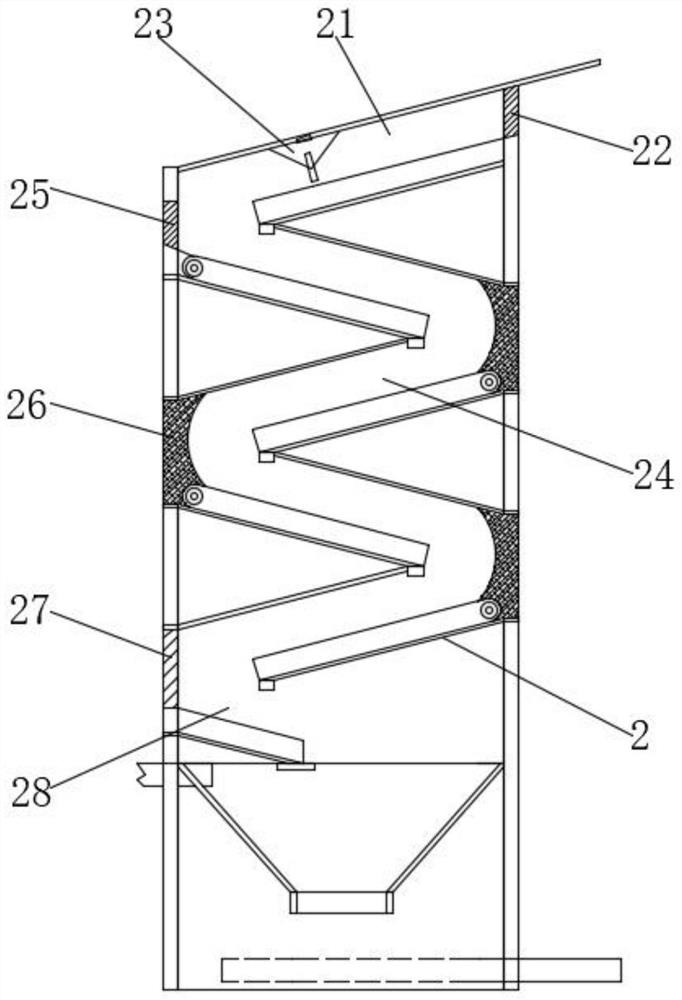 Grain drying equipment with high drying efficiency