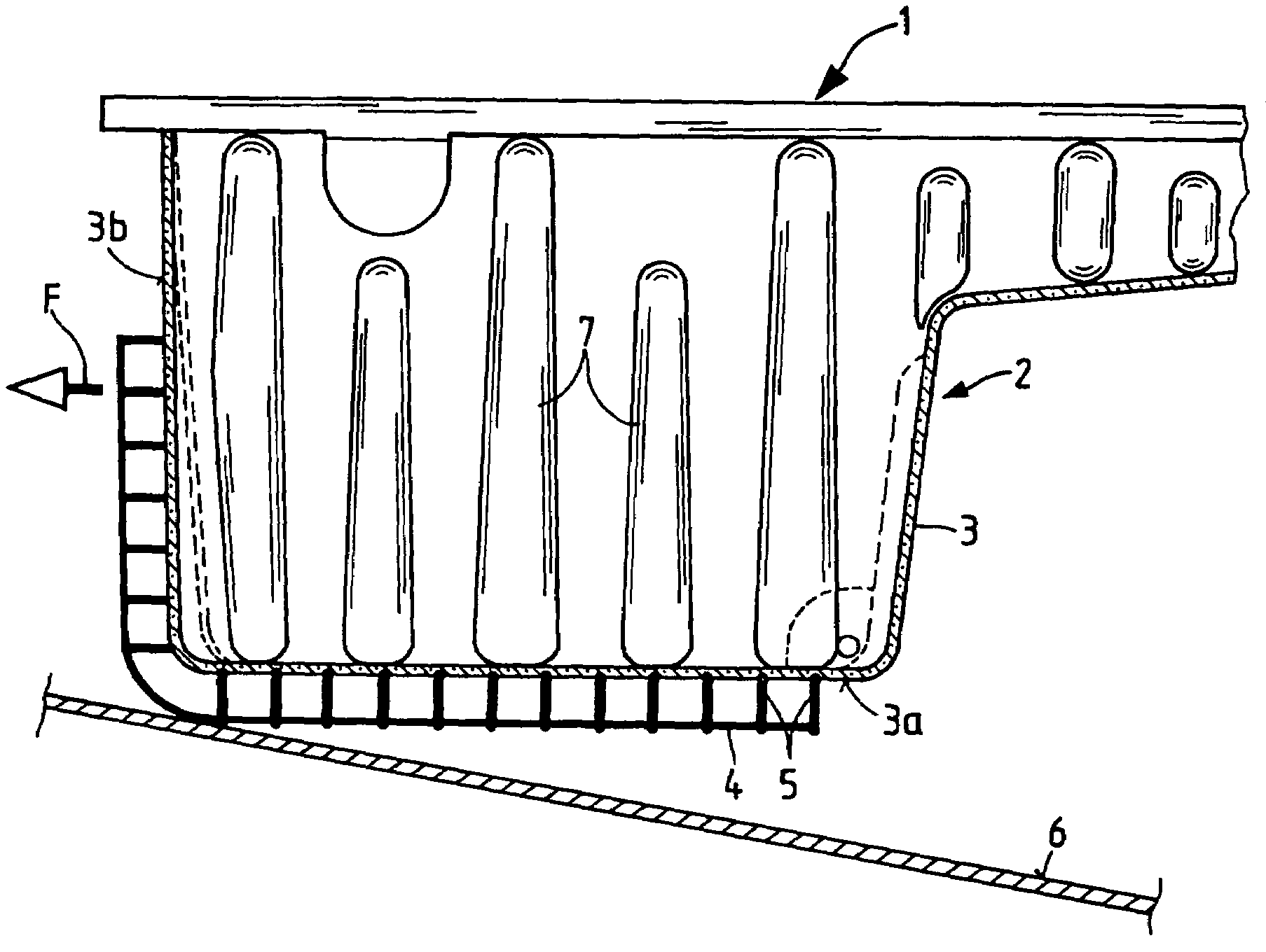 Oil pan useful for an internal combustion engine