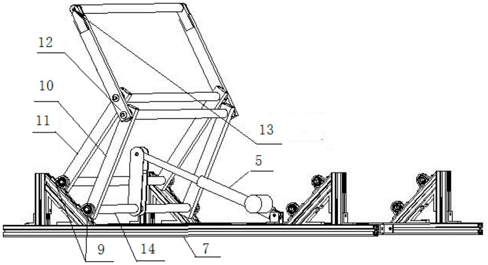 Installation and adjustment device for solar panels