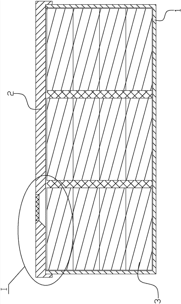 Battery PACK box structure capable of conducting heat, exhausting air and resisting water