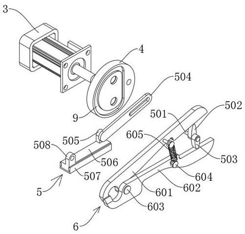 An automatic production device for cutting rod-shaped building materials