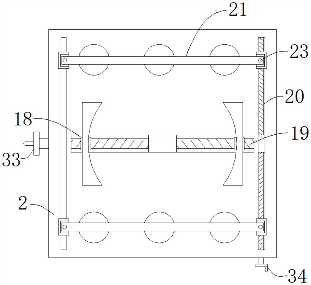 A cleaning mechanism for tire glue spraying production line with fast cleaning speed