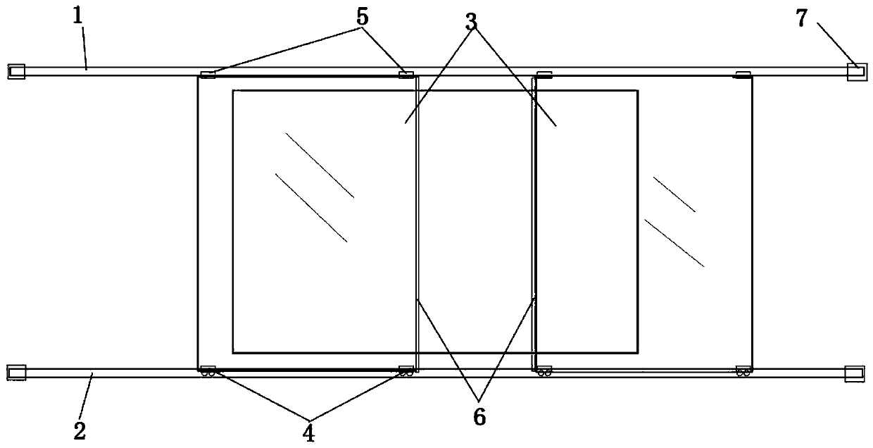 Full-open glass window