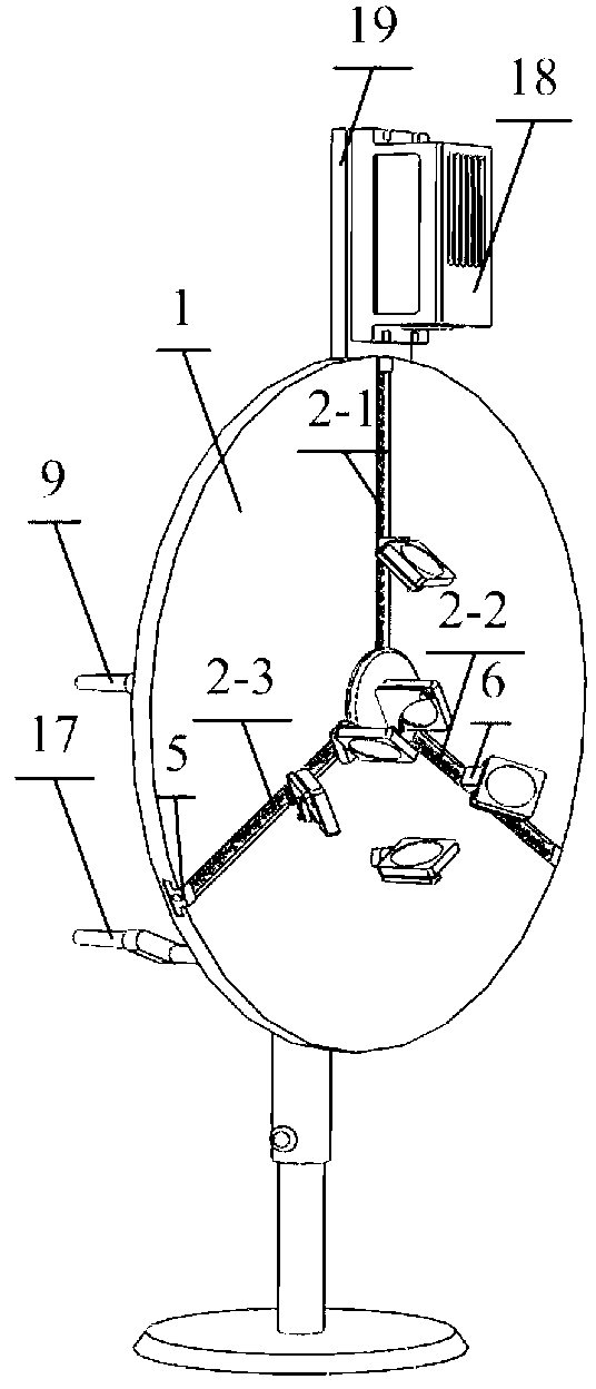 Focal point positioning device for astronomical telescope