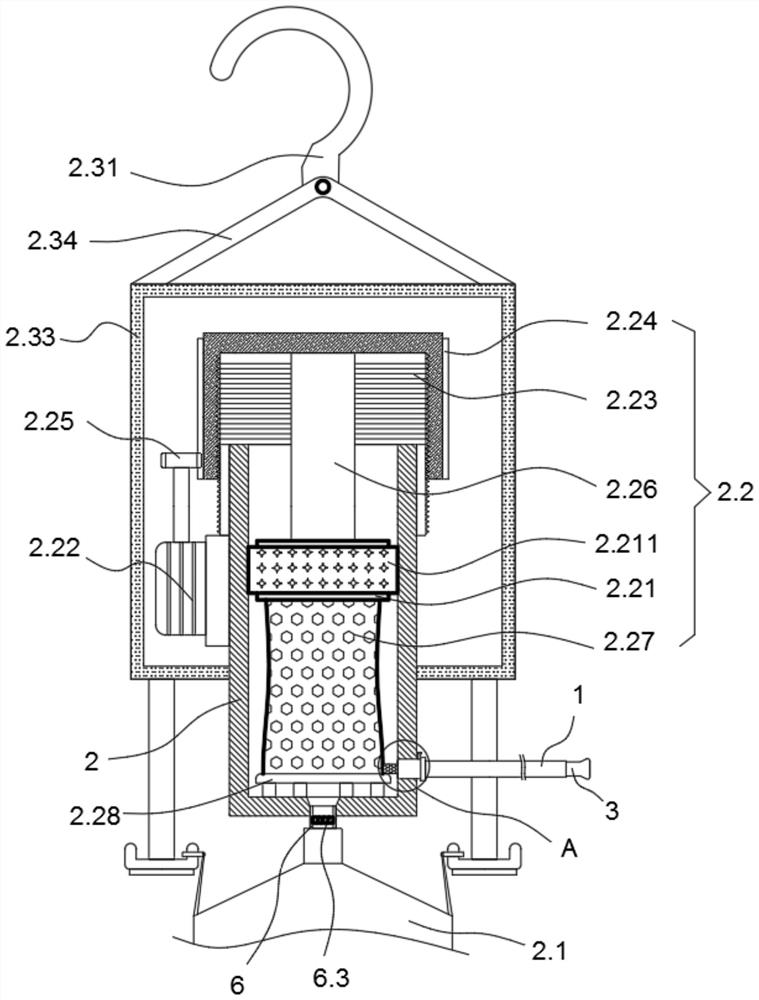 Tumor hydrop extraction equipment