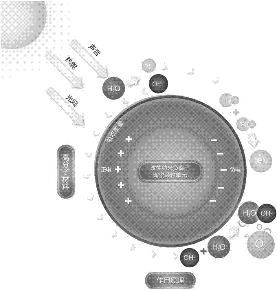 Ecological water oxygen paint and preparation method thereof