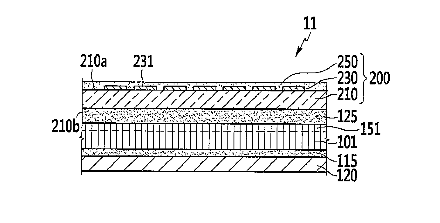 Flexible window substrate and flexible display device having the same
