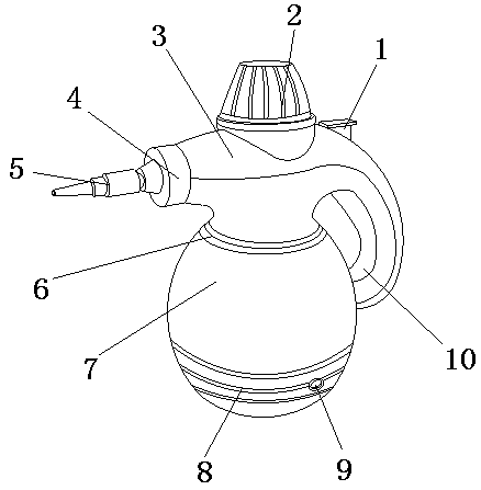 Textile equipment cleaning device facilitating thread residue disengaging