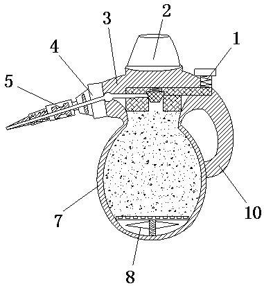 Textile equipment cleaning device facilitating thread residue disengaging