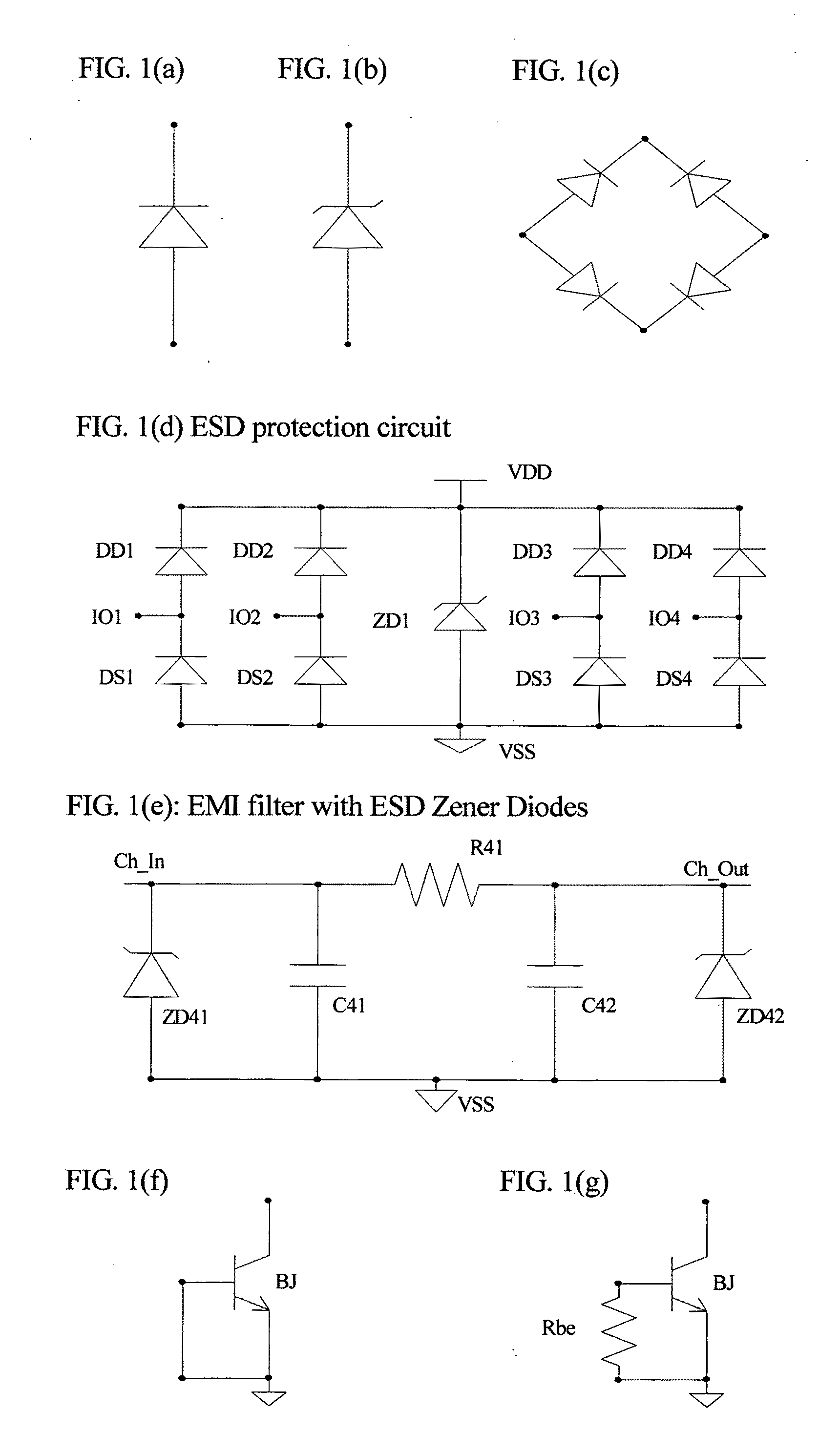 Area reduction for electrical diode chips