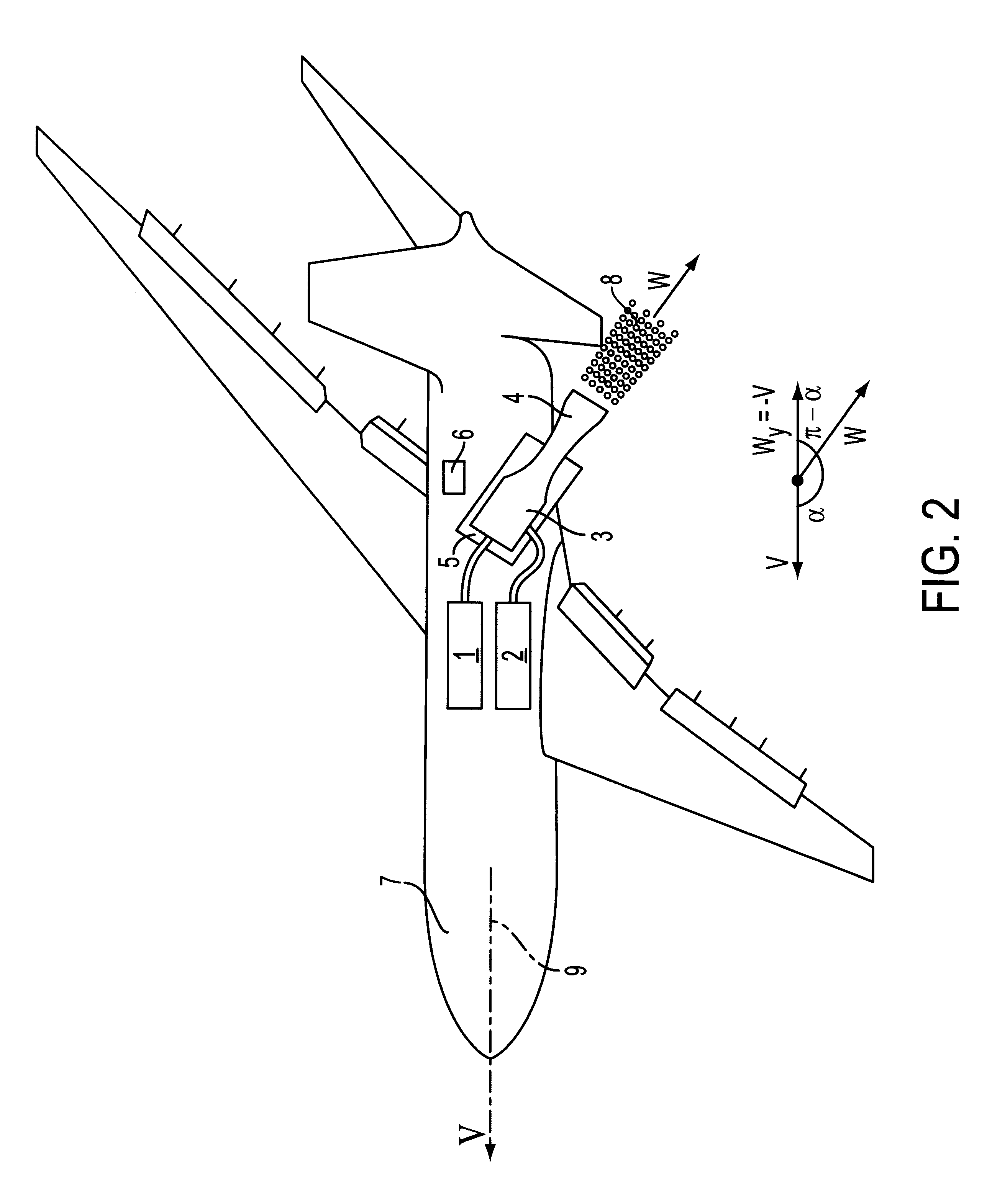 Method for extinguishing fires from an aircraft and related device